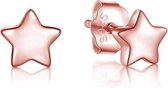 Cilla Silver clous d'oreilles pour femmes en argent 925 étoiles rose