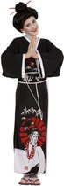 "Zwarte Japanse kostuum voor meisjes  - Kinderkostuums - 110/122"