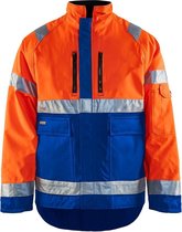 Blåkläder 4827-1977 Winterjas High Vis Oranje/Korenblauw maat XL