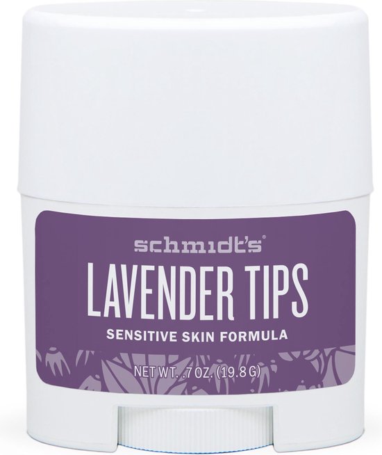 Schmidt´s Deodorant Stick reisformaat Sensitive Skin Lavender Tips
