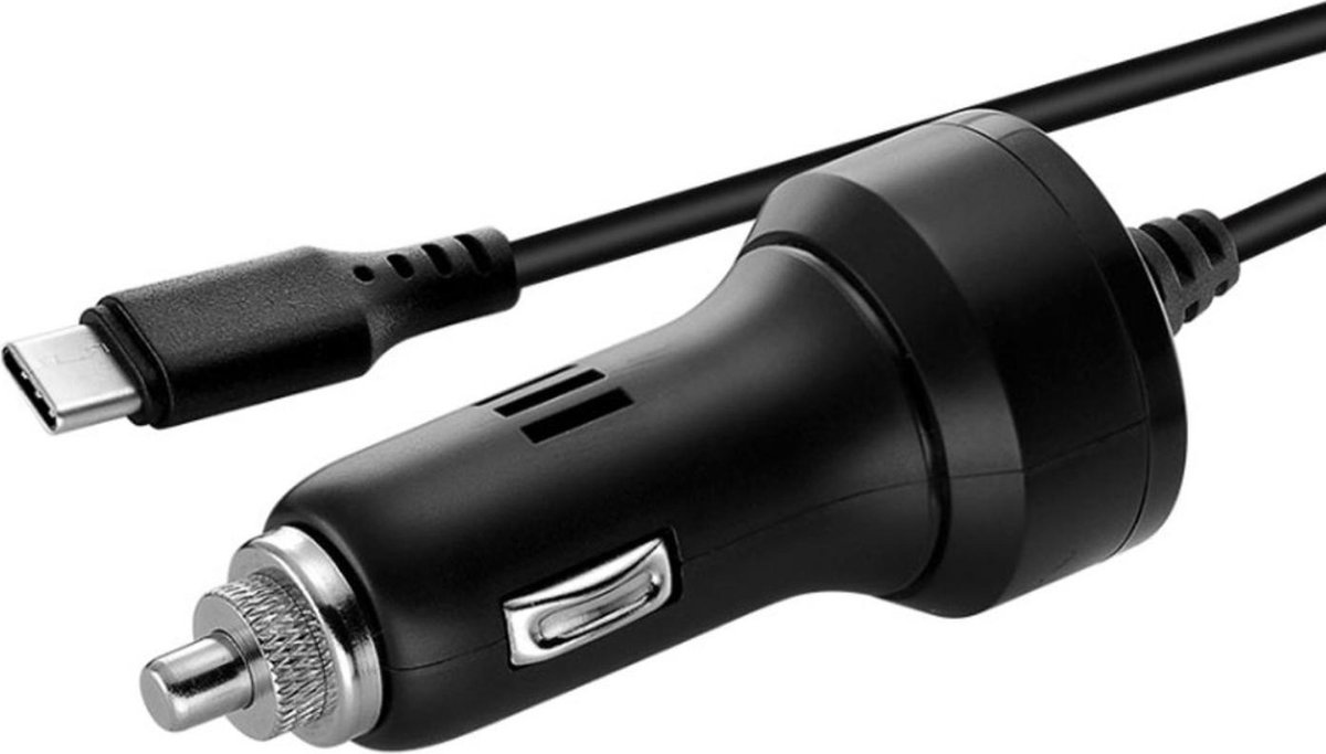 DrPhone Type-C Autolader – Snelle Oplading met Overbelastingbeveiliging – Geschikt voor Switch – Zwart