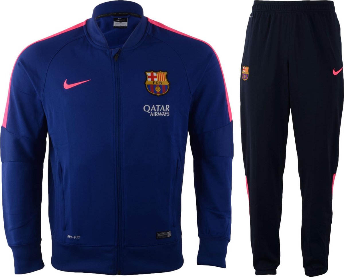 omringen rand roestvrij Nike FC Barcelona Squad Warm-Up - Trainingspak - Mannen - Maat M - Blauw/  Navy/ Roze | bol.com