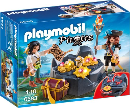 Playmobil Koninklijke schatkist met piraat - 6683 | bol.com
