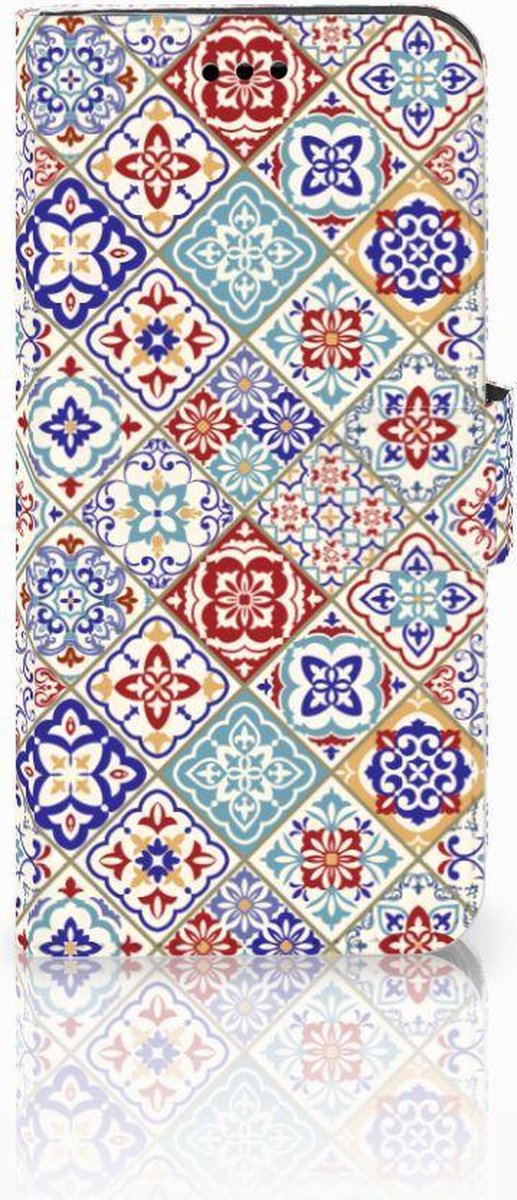 Huawei P10 Lite Bookcase Tiles Color