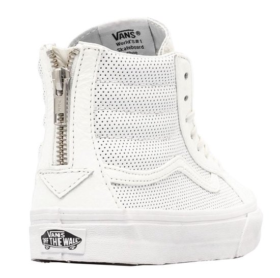 Vans Sneakers - U Sk8 Hi Slip Zip Dames Wit Maat 36.5 | bol.com