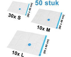 tectake vacuumzakken - 50 stuks - 401787