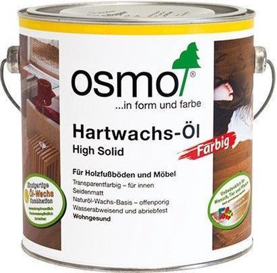 Osmo Hardwax Olie 3240 Rapid Wit Transparant | 0,75 Liter | Vloerolie | Binnenhout | Sneldrogend | Kleurloze bescherming