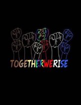 Together We Rise Notebook - 4x4 Graph Paper