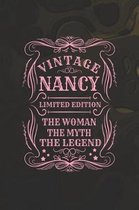 Vintage Nancy Limited Edition the Woman the Myth the Legend