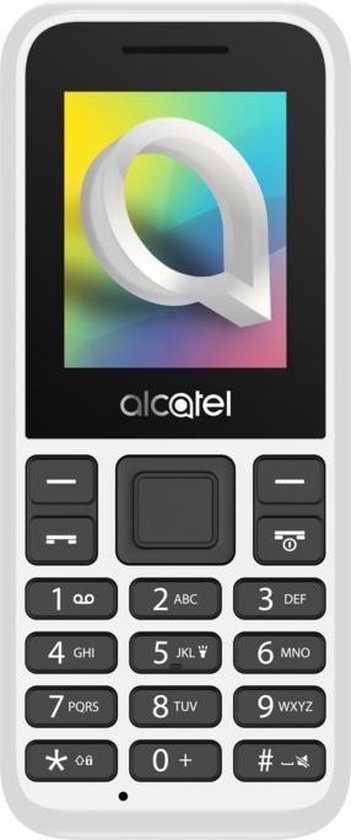 Alcatel 1066D 4,57 cm (1.8'') Zwart, Wit Basistelefoon