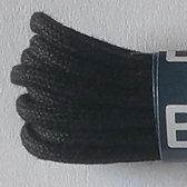 150cm lange zwarte schoenveters Rond - 2.5 mm dik - Bergal 8820