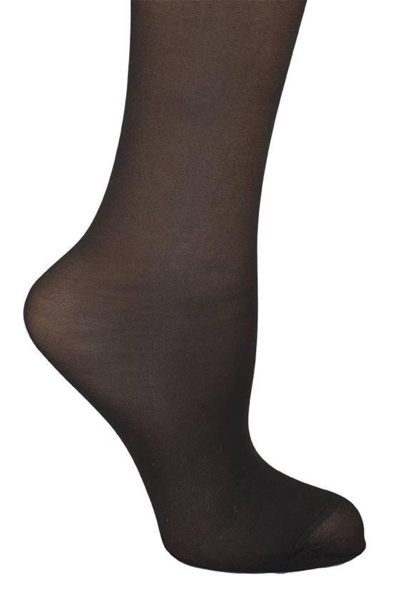 Steungevende 40 denier lycra kniekous – Black – 39-42