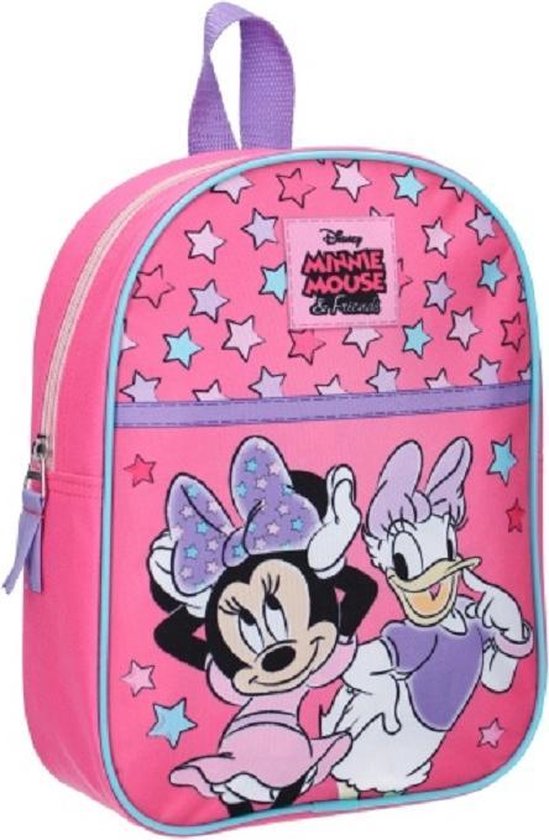 Sac à dos Disney Minnie Mouse & Friends Pink Vibes filles 28x22x10 cm