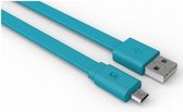 Kit 8600USBFRESHBL USB-kabel 1 m USB 2.0 USB A Micro-USB B Blauw