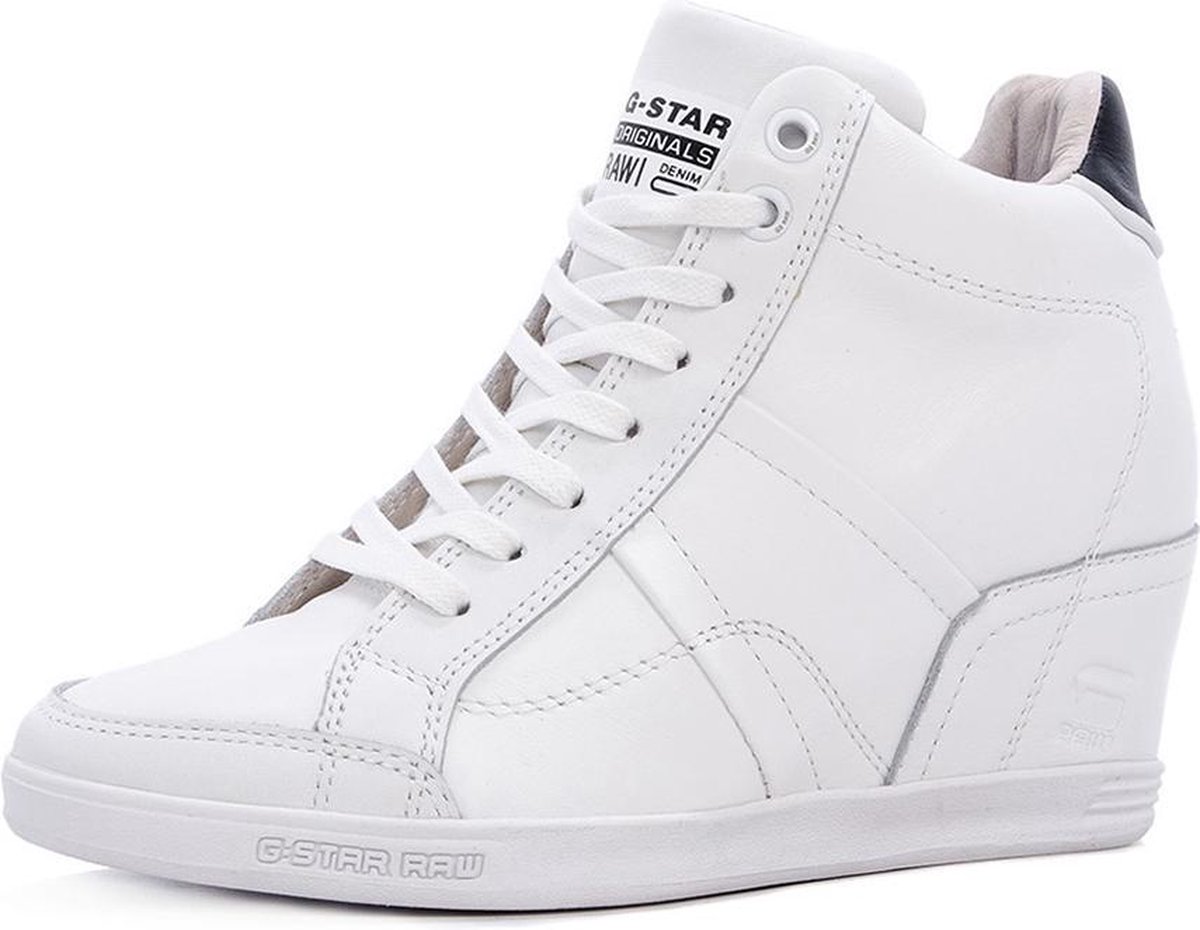 Oefenen pakket Belastingen G-Star Yield Wedge Witte Dames Sneakers - Maat 40 | bol.com