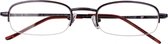 H2optics Leesbril Unisex Donkerpaars Sterkte +1,50