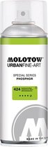 Molotow Urban Fine Art Acryl Spray: Glow in the dark Groen - 400ml spuitbus voor canvas, plastic, metaal, hout etc.