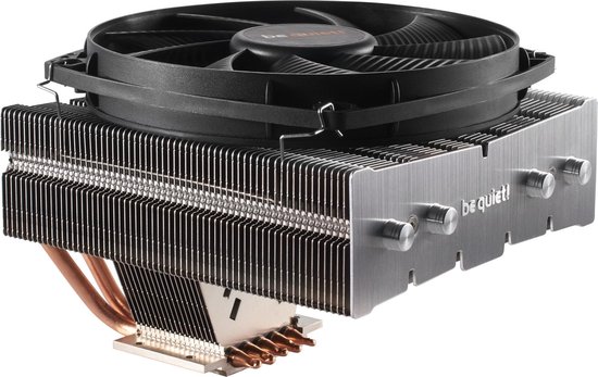 be quiet! Shadow Rock TF 2 Processor Koeler 13,5 cm Zwart, Koper, Zilver