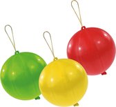 Amscan Boksballonnen 3 Stuks Groen/geel/rood