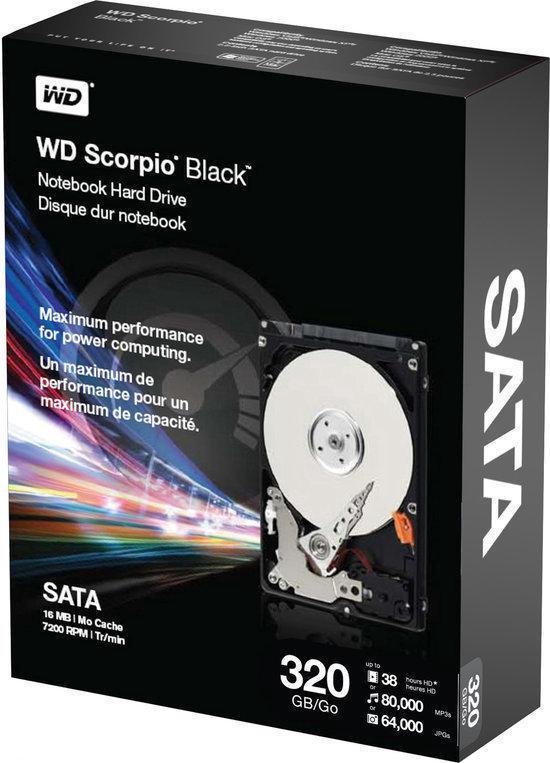 Western Digital Scorpio Blue Hd/320gb Sata 5400rpm | bol.com