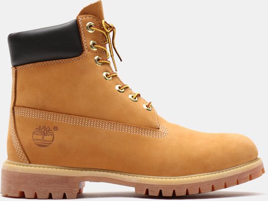 Botte en dentelle Timberland Premium 6 pouces pour homme - Jaune - Taille 43