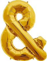 Symbool & Goud helium 86cm (zonder helium)