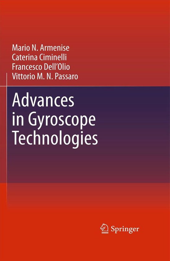 Advances in Gyroscope Technologies - cover