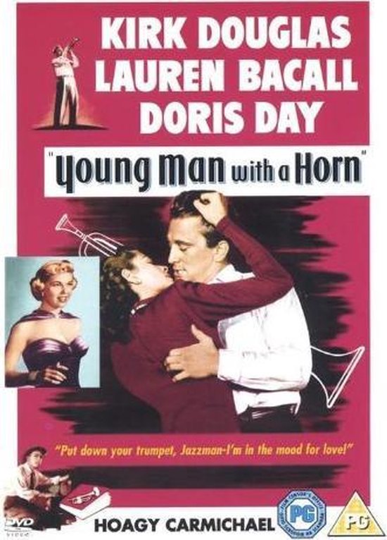 Young man with a horn