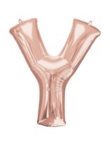 AMSCAN - Rosé gouden aluminium letter ballon - Decoratie > Ballonnen