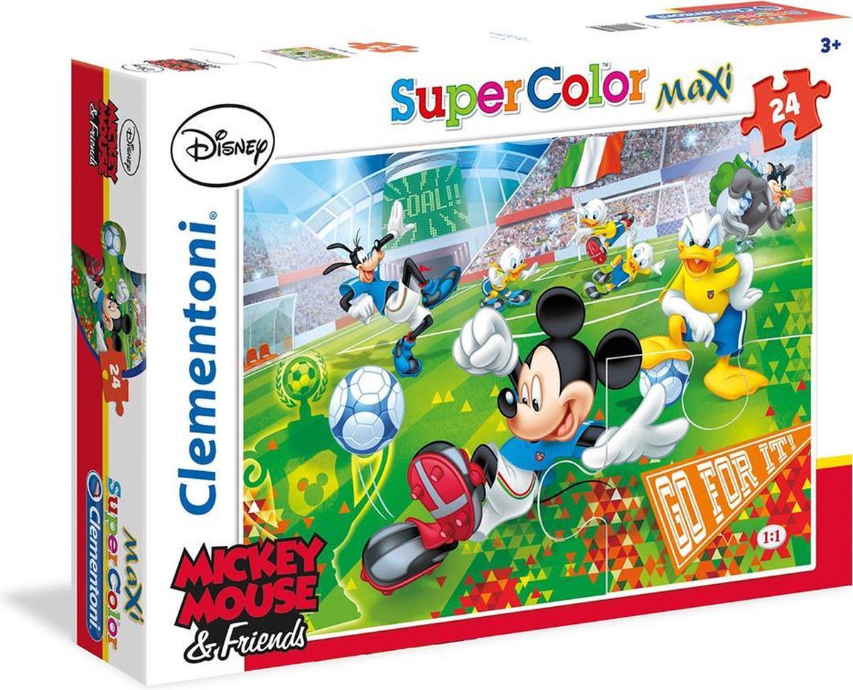 Clementoni Supercolor Maxi puzzel Disney Mickey Mouse and friends ...