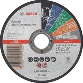 Bosch - Doorslijpschijf recht Rapido Multi Construction ACS 46 V BF, 125 mm, 22,23 mm, 1,6 mm