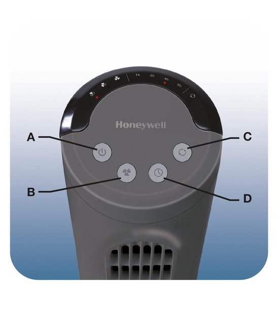 Honeywell HYF1101E - Ventilator - Timer