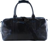 Buckle&Seam Reistas - Vegatable tanned-Willow-Weekendbag-Duffle bag-Blauw/Blue-handmade