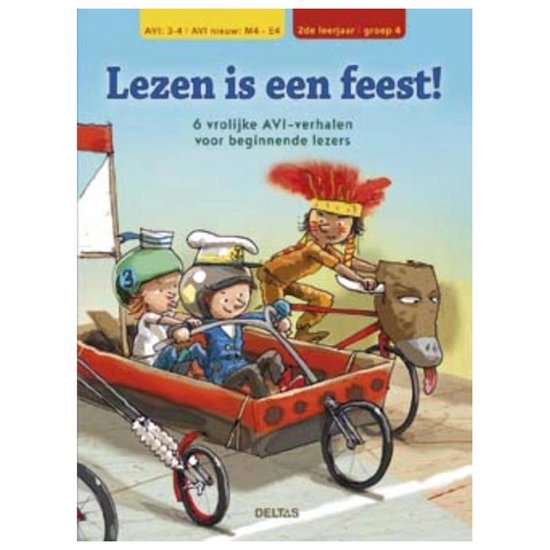 Lezen is een feest! AVI: 3-4 AVI nieuw: M4 - E4 - cover