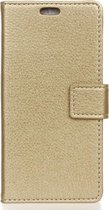 Shop4 - Nokia 9 PureView Hoesje - Wallet Case Lychee Goud