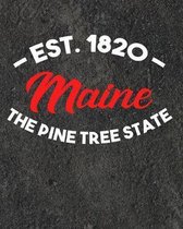 Maine The Pine Tree State Est 1820