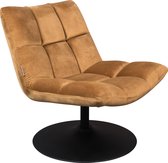 Dutchbone Bar fauteuil velvet - Goud