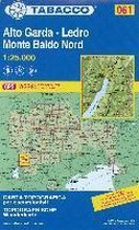 Tabacco Editrice Wandel- fietskaart Alto Garda - Ledro- Monte Baldo Nord Blad 061 / 1:25.000 (GPS)