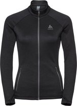 Odlo Midlayer Full Zip Proita Dames Wintersportpully - Black - Maat M