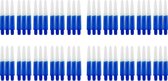 Dragon darts - Two Tone Blauw - short - dart shafts - multipack 20 sets - darts shafts