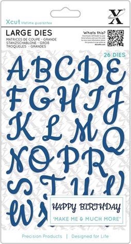 Schijn diep apotheker Grote Mal (26 stuks) - Script Alfabet Grote Letters | bol.com