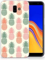Geschikt voor Samsung Galaxy J6 Plus (2018) TPU Hoesje Design Ananas