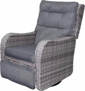 Jennifer lounge schommelstoel verstelbaar grijs