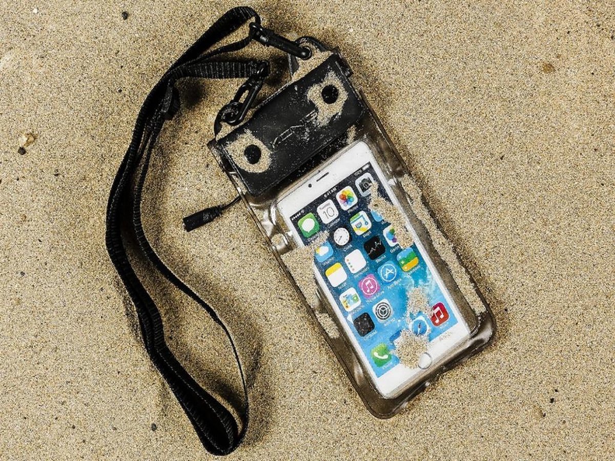 Waterdichte telefoonhoes voor Wiko Ridge 4g met audio / koptelefoon doorgang, zwart , merk i12Cover