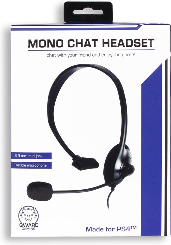 Qware - Gaming - mono - koptelefoon - hoofdtelefoon - headset - chat headset  -... | bol