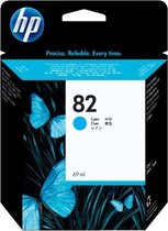 Inkcartridge hp 82 c4911a blauw