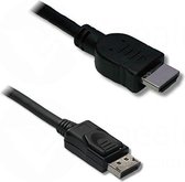 Lineaire VHD74C tussenstuk voor kabels Display Port HDMI Zwart