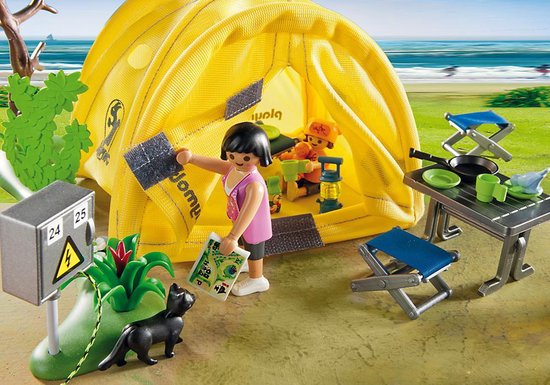 | Playmobil Kampeervakantie met Tent 5435 Playmobil Kampeervakantie met Tent 5435
