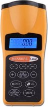 Laser afstandsmeter | Lengtemeter | Meetlint | Professionele afstandsmeter | Tot en met 30 meter | Geel