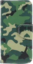 Camouflage agenda case hoesje Samsung Galaxy J6 (2018)
